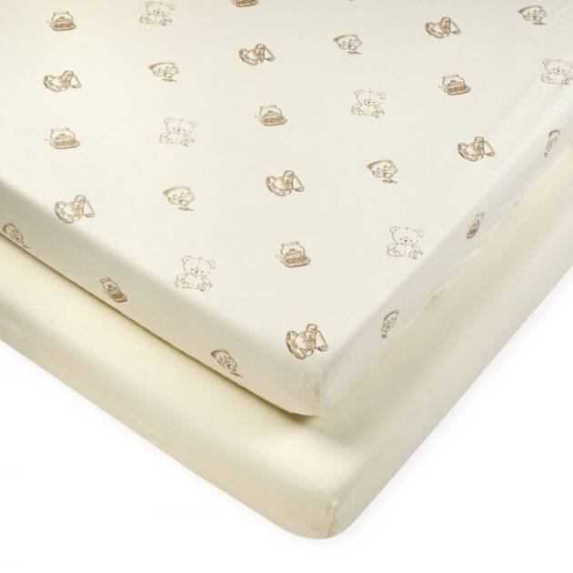 זוג סדיני מיטת תינוק ומעבר לורה