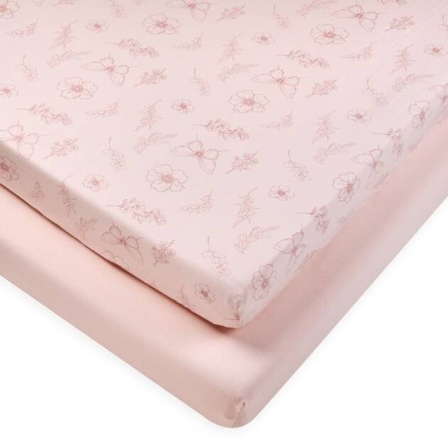 זוג סדיני מיטת תינוק ומעבר לורה