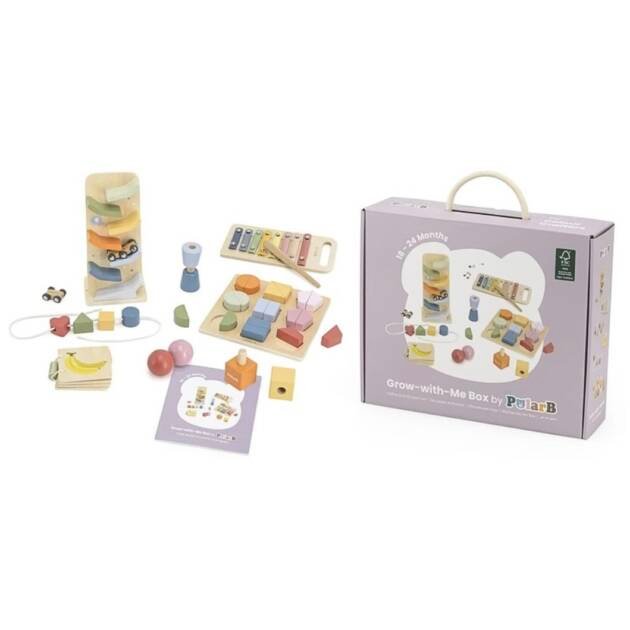 מארז מסדרת ״לגדול איתי״ 18-24 חודשים פולאר בי