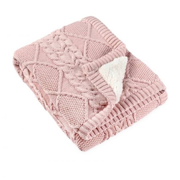 שמיכה סרוגה למיטה 80/120 ס״מ