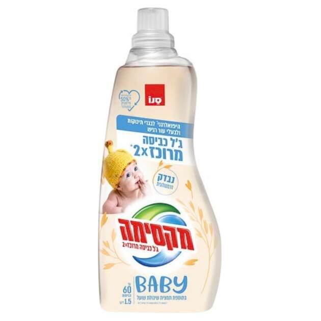 ג׳ל כביסה סנו מקסימה בייבי שיבולת שועל