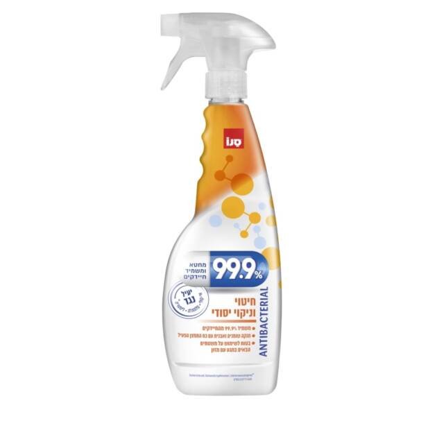 תרסיס לחיטוי וניקוי יסודי סנו 99.9%