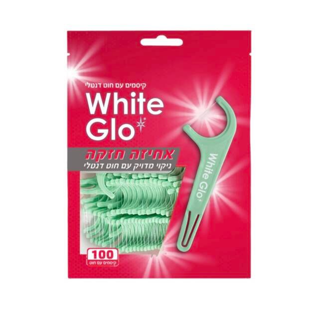 קיסמים עם חוט דנטלי וויט גלו