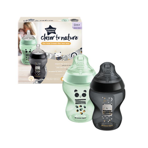 זוג בקבוקי טומי טיפי 340 מ״ל