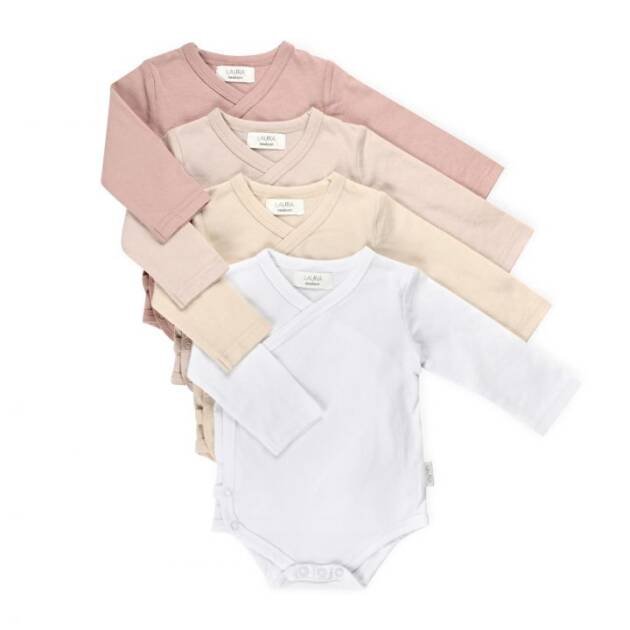 רביעיית בגדי גוף 0-3 בנות לורה