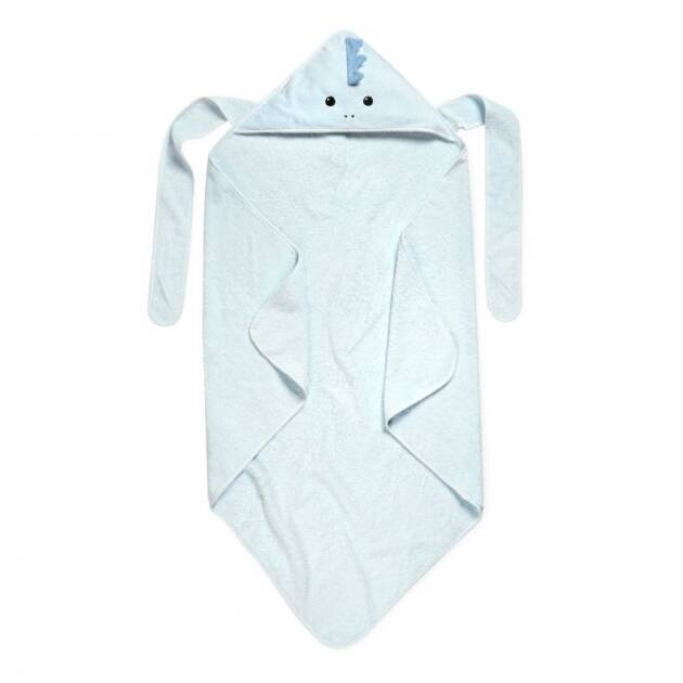 מגבת כובע וקשירה דינוזאור כחול לורה