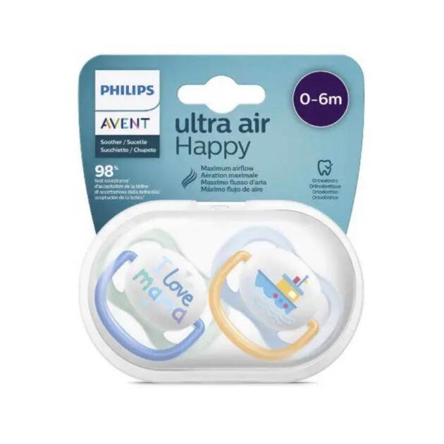 זוג מוצצי אוונט 0-6