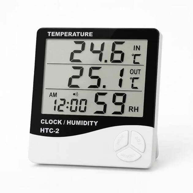 מד טמפרטורה ולחות לחדר