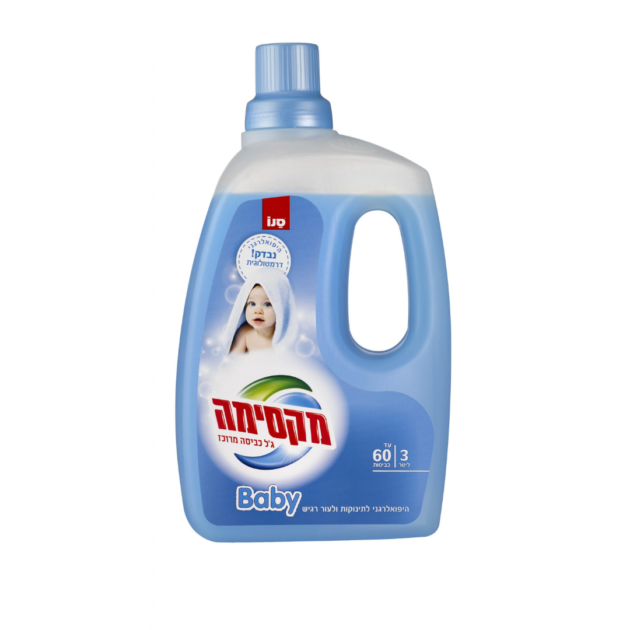 ג׳ל כביסה מרוכז מקסימה בייבי סנו 3 ליטר