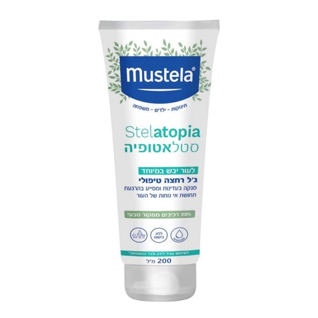 ג׳ל רחצה טיפולי סטלאטופיה מוסטלה לעור יבש במיוחד